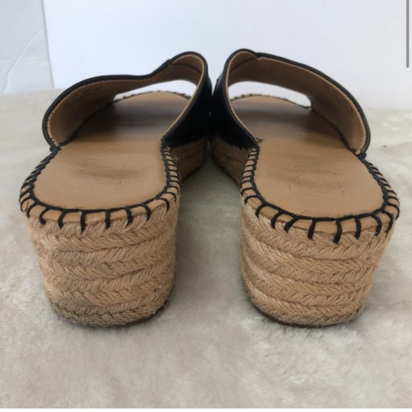 EUC Franco Sarto espadrille sandals black size 9 - Picture 4 of 10